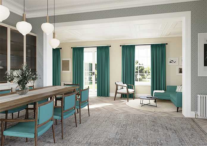 Kyoto Faux Silk, Orient - Made to Measure Curtains - Image 7